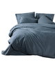 L'essentiel linge de maison Juego de funda de edredón Ranforce Antracita 200x220 cm